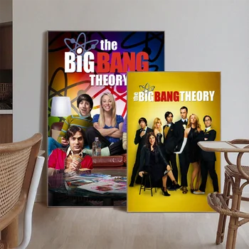 Big Bang Teorisi Posteri DIY Yapışkan Poster Whitepaper Baskılar Posterler Sanat İskandinav Ev Dekor