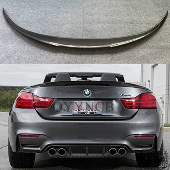 BMW 4 Serisi İÇİN F33 ve M4 F83 Cabrio KRP Stil Karbon Fiber Arka Spoiler Bagaj Kanat 2013-2020 FRP Parlak Siyah Dövme Karbon
