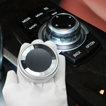 BMW 5 6 7 Serisi için f10 f18 f11 f12 f13 f01 f02 Araba Merkezi kontrol kristal Multimedya Düğmeleri anahtar düğmesi Otomatik Kapak Çıkartmalar