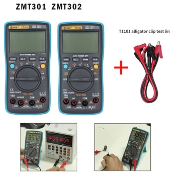 BSIDE ZT301 ZT302 Dijital Multimetre 8000 9999 Sayımlar True RMS Çok Fonksiyonlu AC / DC Gerilim Sıcaklık Kapasitesi Test Cihazı DMM