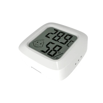 Bu Mini LCD Dijital Termometre ile Rahat kalın Doğru ve Okunması Kolay Sıcaklık ve Nem Göstergesi