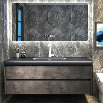 Büyük Lüks Ayna Banyo Dolabı Modern Depolama Uzun Vanity Banyo Dolabı Uzun Tuvalet Armoire De Rangement Mobilya
