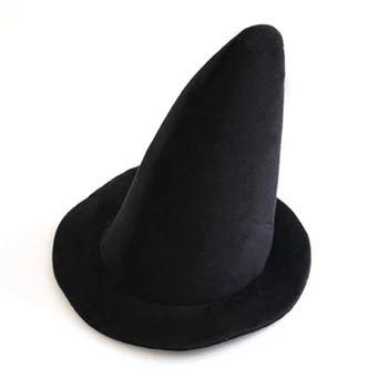 Cadılar bayramı Partisi cadı şapkası Cloche Kap Cosplay Başlığı Yetişkin Festivali Headdress