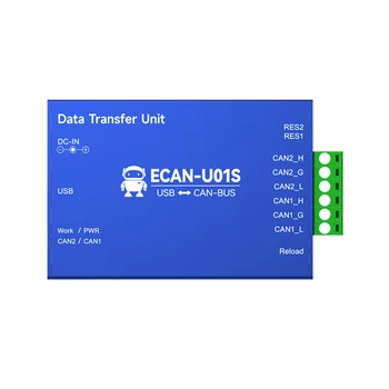 CAN USB Dönüştürücü CAN2. 0 Hata Ayıklayıcı Otobüs Analizörü CAN-BUS Çift Yönlü 2 Yönlü Telsiz Taşınabilir Röle