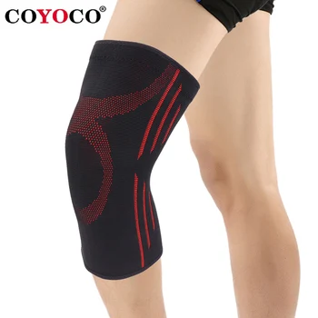COYOCO 1 Pcs dizlik Destek Sıcak için Koşu Artrit Menisküs Gözyaşı Spor eklem ağrısı giderici ve Yaralanma Kurtarma Siyah kırmızı