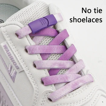 Degrade Ayakabı Bağları Olmadan Manyetik Kilit Elastik Danteller Sneakers Çocuk Yetişkin Ayakkabı Parayla Renkli Toka Tembel Aksesuarla