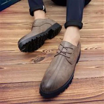 Deri ayakkabı erkek Yaz Nefes 2022 Yeni erkek erkek ayakkabıları erkek İngiliz İş Elbisesi Röportaj iş ayakkabısı