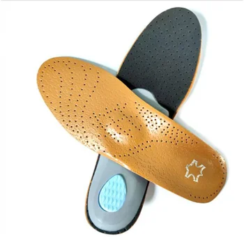 Deri Ortez Astarı Düz Ayak Kemer Desteği ortopedik ayakkabılar Taban Tabanlık Ayaklar için Uygun Erkek Kadın Çocuk O / X Bacak