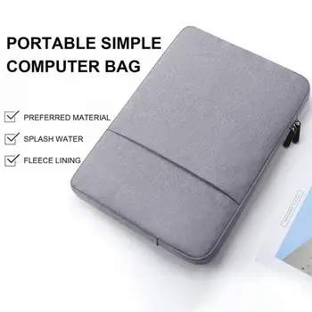 Dizüstü bilgisayar kılıfı Çanta Dizüstü Seyahat Çantası Büyük Su Geçirmez Tablet Taşıyıcı Dizüstü SleevePortable Taşıma Çantası İle Cep
