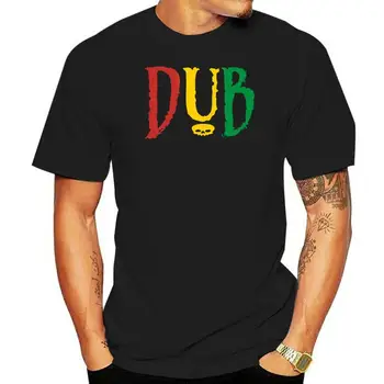 Dub T-Shirt Reggae Kulübü Adım Müzik Rasta Serin Retro Festivali Eğlenceli T Shirt Gevşek Artı Boyutu? Tişört