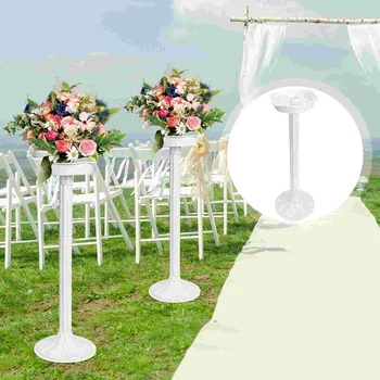 Düğün çiçek rafı roma sütunu dekorasyon zemini Standı Çiçek Centerpiece Yükseltici roma sütunu masa süsü Yapay Sütun