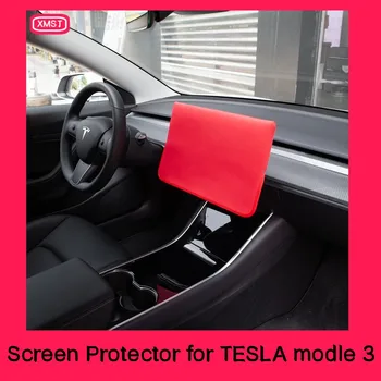 Ekran Koruyucu Tesla Modeli 3 Y 2017-2022 2023 Üzerinde Kayma Güneşlik Ekran Koruyucu Su Geçirmez Kumaş Navigasyon Kapağı