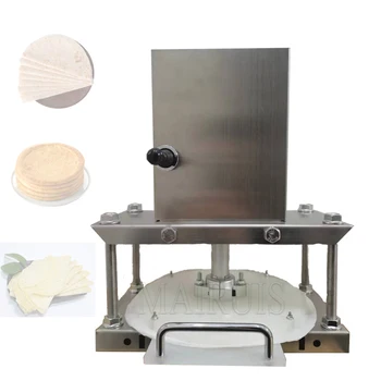 Elektrikli kek basın ticari el kapma kek presleme makinesi düzleştirme makinesi presleme hamur tortilla