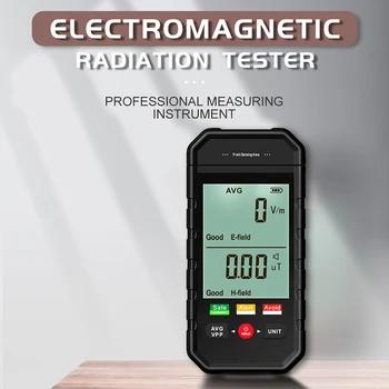 Elektromanyetik radyasyon dedektörü Dijital LCD EMF Metre Hayalet Dedektörü Ekipmanları Ev Denetimler için Açık