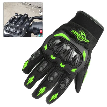 Erkek motosiklet eldivenleri Dokunmatik Ekran Tam Parmak Motosiklet Yarış Motorlu Bisiklet Motocross Dağ Nefes M-XL