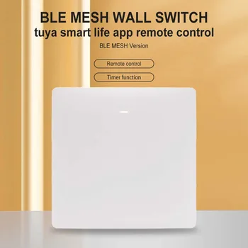 Ev Otomasyonu BLE MESH Wifi akıllı ışık duvar Anahtarı 110V 220V 230V Alexa İle Çalışmak Akıllı Bağlantı ÖRGÜ Ağ Geçidi Köprüsü Gerekli