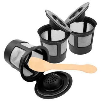Evrensel Doldurulabilir K kahve fincanları Filtre Pod, Kahve Kapsülleri İçin Yedek Keurig Kahve Makinesi 2.0&1.0