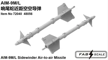 FAB FA72040 1/72 Ölçekli AIM-9M / L Sidewinder Havadan Havaya Füze
