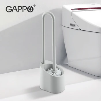 Gappo Tuvalet Fırçası Tutucu Temizleme Fırçası Uzun Saplı Tuvalet Fırçası Tutucu Seti Banyo Aksesuarları