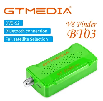 GTMEDIA V8 Bulucu BT03 BT05 Mini Satfinder Bluetooth Dvb-s2 Uydu Ölçer İle Android Sistemi App Sinyal Bulucu