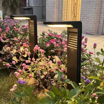 Güneş çim ışığı LED Açık Zemin Bahçe Yolu Peyzaj Yard Su Geçirmez Lamba Arka Bahçe için Çim Veranda