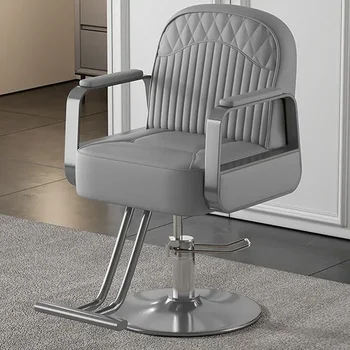 Güzellik Iplik berber Sandalyeleri Stilist Ayarlanabilir Spa Berber Sandalyeleri Uzanmış Taburetes Con Ruedas Ticari Mobilya WJ25XP