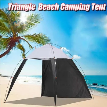 Hafif Güneş Gölge Anti-UV Su Geçirmez Çadır Açık Havada Gölgelik Plaj Barınak güneşten koruyan tente Balıkçılık Kamp Seyahat için Dropship