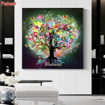 Hayat ağacı Elmas Sanat Gustav Klimt 5D Elmas Boyama İskandinav Manzara Çapraz Dikiş Elmas İnanılmaz Sanat PP3944