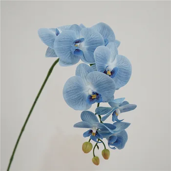 High-end Yapay Hissediyorum Phalaenopsis Gerçek Dokunmatik Çiçekler Ev Odası Dekor Düğün Çiçek Düzenleme Peyzaj Sahte Çiçekler