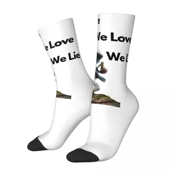 Hip-hop Unisex Yaşıyoruz Seviyoruz Yalan Tema Çorap Komik Shailushai Meme Aksesuarları Yumuşak Çorap Sıcak doğum günü hediyesi