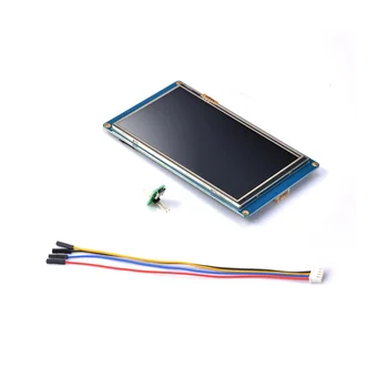 HMI LCD Dokunmatik Ekran NX8048T050 5 inç İnsan-makine Arayüzü HMI Rezistif Ekran Gelişmiş Serisi
