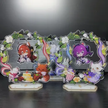 Honkai: Yıldız Ray Anime Oyunu Rakamlar Imbibitor Lunae Cosplay Güzel Çelenk Akrilik Standları Himeko Karakter Modeli noel hediyesi