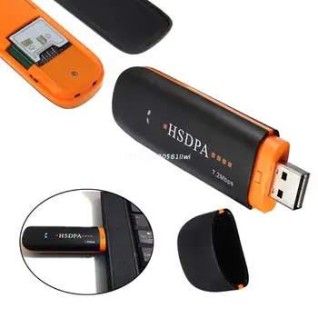 HSDPA USB SOPA SIM Modem 7.2 Mbps 3G Kablosuz Ağ Adaptörü ile TF SIM Kart Dropship