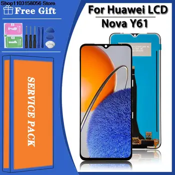 Huawei, Nova Y61, Çerçeve Ekran LCD, Nova Y61, EVE-LX9, LX9N, EVE-LX3, Orijinal, 6,52