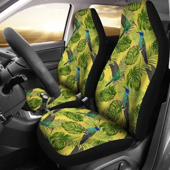 Hummingbird palmiye Yaprakları klozet kapağı Araba klozet kapağı s Set 2 Adet, Araba Aksesuarları Araba Paspasları