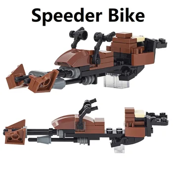 Ilk Sipariş Sırtı Speeder Bisiklet Yapı Taşı Mini aksiyon figürü oyuncakları