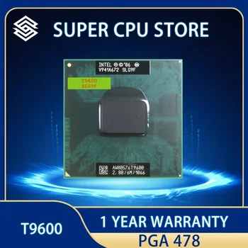Intel Core 2 Duo T9600 SLG9F SLB47 CPU İşlemci 6 M 35 W 2.8 GHz Çift Çekirdekli Çift İplik PGA478