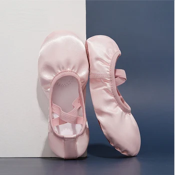 Ipek Bale Dans Terlik Kızlar için, Yumuşak Taban, Çocuk Uygulama balerin ayakkabıları, Kadın Dans Ayakkabıları