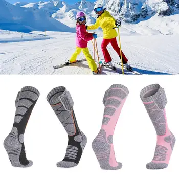 Isıtmalı çorap erkekler için kış sıcak ısıtmalı çorap hafif pamuk karışımı ısıtma çorap ısıtma panelleri ile açık Kış için