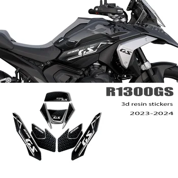 Için R1300GS R 1300 GS 2023-2024 Motosiklet Aksesuarları Tankı Pad 3D Epoksi Reçine Etiket Koruma Seti