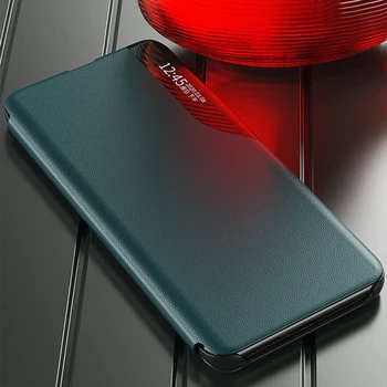 Için Redmi9t Kılıf Pu Deri Akıllı Görünüm Penceresi Manyetik Tutucu Kapakları Xiaomi Redmi İçin 9 t 9 T T9 Redmi9 T Kitap Coque