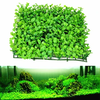 Jenerik Yapay Sucul Yeşil Çim Bitki Çim Çim Akvaryum Balık Tankı Peyzaj