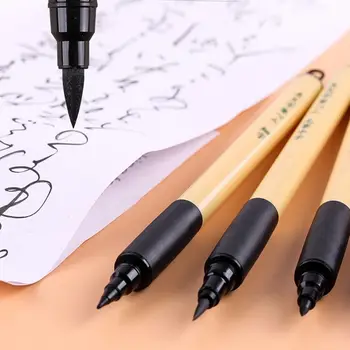 Kalemler Orta / İnce / Ekstra ince Boyama Kalemler Komut Dosyası Yazı Fırçası Çin Fırçaları Kaligrafi Fırçaları Kaligrafi Uygulama Kalem