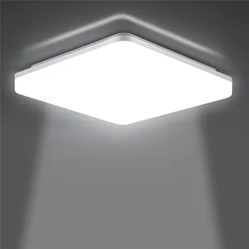 Kare led tavan ışığı Avize Paneli Banyo ışıkları Parlaklık Odası Armatürleri Armatür Tavan Lambası Ev Dekor Aydınlatma