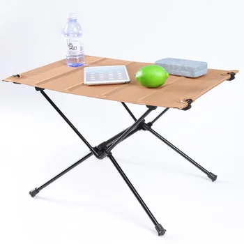 Katlanabilir kamp masası-Alüminyum Hafif Katlanır Masa Kompakt Roll Up Masalar Katlanabilir Masa Balıkçılık Piknik BARBEKÜ