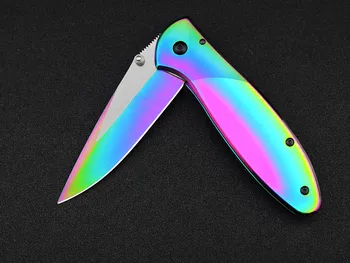 Katlanır Bıçak Maket Bıçağı-Kendini Savunma Açık Çok Renkli