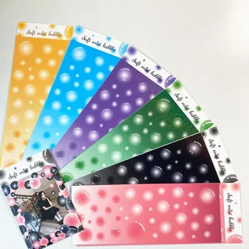 Kawaii Scrapbooking Sticker Sevimli Kabarcık Lazer Sticker Dekoratif yapışkan çıkartmalar Okul Malzemeleri Kolaj Malzeme Kırtasiye