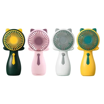 kedi için el fanı Küçük Soğutma Fanı Taşınabilir USB Kirpik Fan 3 Dişli Hız Ayarlanabilir Mini Havalandırma Fanı Düşük Yok