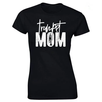 Komik Trompet Anne Komik Bando Anne T Shirt Grafik Pamuk Streetwear Kısa Kollu Doğum Günü Hediyeleri Yaz Kadın T-shirt