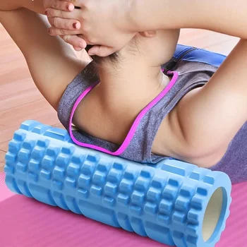 Köpük Eksen Fitness Vücut Güzellik masaj sopası Kurt Dişi İçi Boş Sütun Şekillendirme Yoga Ekseni Pembe Fasya Yoga Sütunu